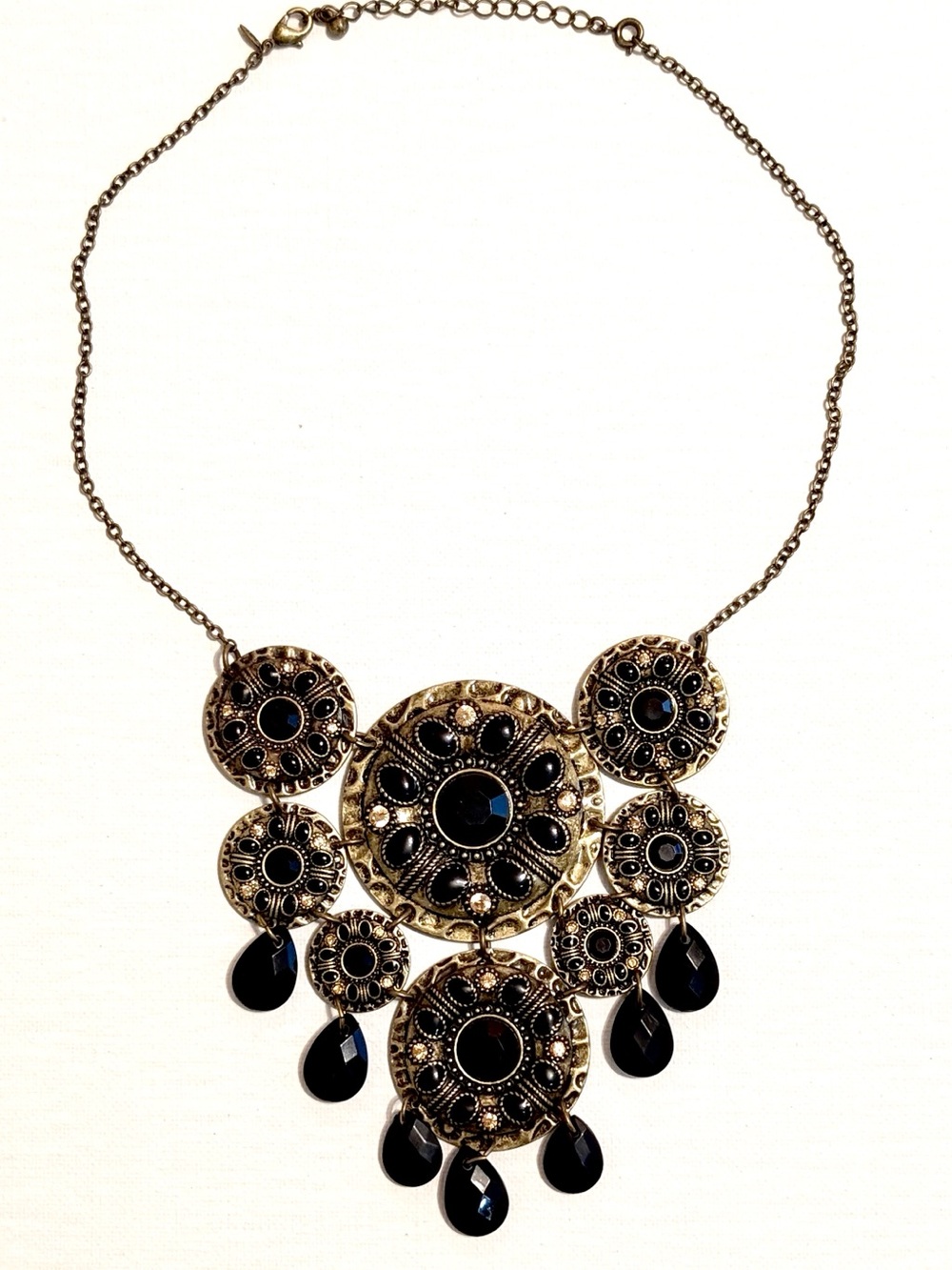 Vintage Avon Medallion Statement Necklace